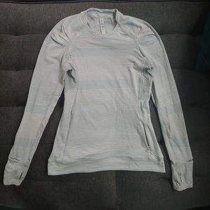 Lululemon Size 6 long sleeve striped pullover